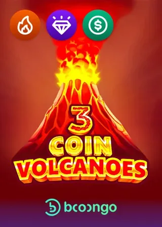 3 Coin Volcanoes slot di 3Oaks